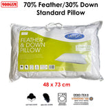 NNEDSZ Jason 70% Feather 30% Down Standard Pillow 48 x 73 cm