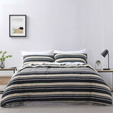 NNEDSZ Jason Brighton Charcoal Quilt Cover Set Double