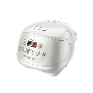 NNEDSZ Kylin Electric No Coating Non-stick Healthy Ceramic Rice Cooker in 6 Cups 3L - White
