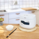 NNEDSZ Kylin Electric Multi-Function 4 Cups Ceramic Pot Rice Cooker 2L White AU-K1020