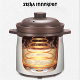 NNEDSZ Kylin Electric Purple Clay Pot Slow Cooker 5L - K2021