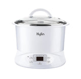 NNEDSZ Kylin Electric Slow Cooker Stainless Steel Ceramic Pot Steamer 2.2L With 3 Containers