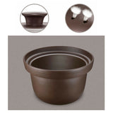 NNEDSZ Kylin Electric Purple Clay Pot Slow Cooker 4L - K2022