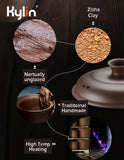 NNEDSZ Kylin Electric Purple Clay Pot Slow Cooker 4L - K2022