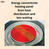 NNEDSZ Kylin Electric 1500W Hotpot with Stainless Steel Inner Pot 4L AU-K2011