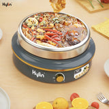 NNEDSZ Kylin Electric 1500W Hotpot with Stainless Steel Inner Pot 4L AU-K2011