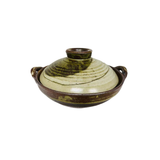 NNEDSZ Donabe Japanese Kyoan 24.5cm Clay Pot Ceramic Hot Pot Casserole #8 2-3people 1.5L