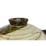 NNEDSZ Donabe Japanese Kyoan 24.5cm Clay Pot Ceramic Hot Pot Casserole #8 2-3people 1.5L