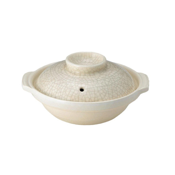 NNEDSZ Donabe Japanese Ginpo 28cm Clay Pot Ceramic Hot Pot Casserole #9 4-5 people 2.2L
