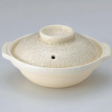 NNEDSZ Donabe Japanese Ginpo 31cm Clay Pot Ceramic Hot Pot Casserole #10 5-6 people 2.9L