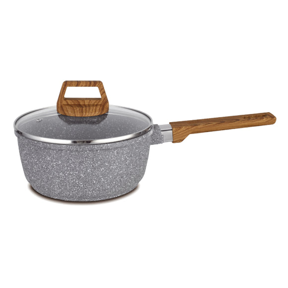 NNEDSZ Hello Kitchen Non-stick Marble Saucepan 18cm/20cm - 20cm