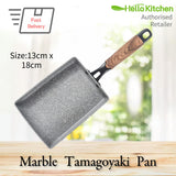 NNEDSZ Hello Kitchen Marble Non-stick Tamagoyaki Fry Pan