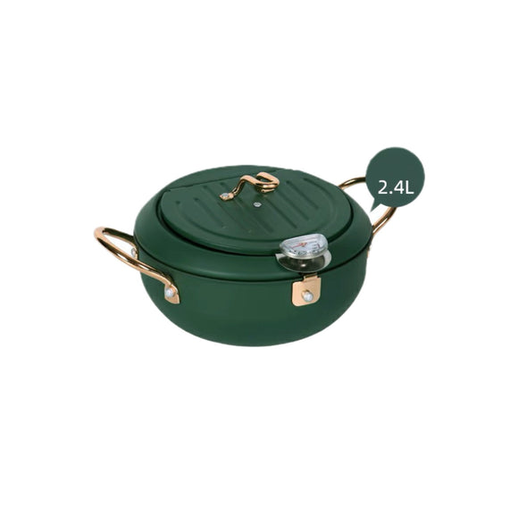 NNEDSZ Justcook 20cm JSHS-YZG0320-1 Double Handle Tempura Karaga Fryer Pot Frying Pan
