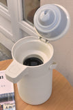NNEDSZ Kylin 304 Stainless Steel Air Press Pot Beverage Dispenser 2.5L - Cream