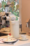 NNEDSZ Kylin 304 Stainless Steel Air Press Pot Beverage Dispenser 2.5L - Cream