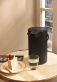 NNEDSZ Kylin 304 Stainless Steel Air Press Pot Beverage Dispenser 2.5L - Black