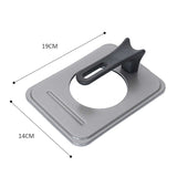 NNEDSZ Justcook JSHS-FPG01-h Tamago Fry Pan Lid Grey 13X18cm