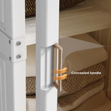 NNEDSZ Antbox Cubes Storage Folding Cabinet Wardrobe With 9 Grids&6 Doors &1 Hanger