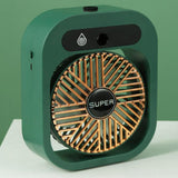 NNEDSZ JY Ice Fog Air Conditioning Mist Humidfier Mini Fan Humidifying - White