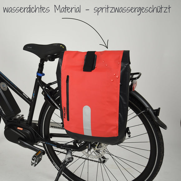 NNEDSZ Water resistant bike pannier bag, 23L
