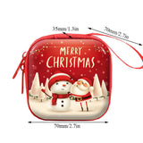NNEDSZ 6 Pcs Set Small Gift Cute Cartoon Bags Packaging Box Christmas Coin Purse