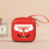 NNEDSZ 6 Pcs Set Small Gift Cute Cartoon Bags Packaging Box Christmas Coin Purse