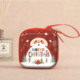NNEDSZ 6 Pcs Set Small Gift Cute Cartoon Bags Packaging Box Christmas Coin Purse