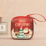 NNEDSZ 6 Pcs Set Small Gift Cute Cartoon Bags Packaging Box Christmas Coin Purse