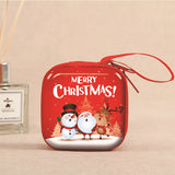 NNEDSZ 6 Pcs Set Small Gift Cute Cartoon Bags Packaging Box Christmas Coin Purse