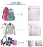 NNEDSZ Washing Bag Pack Set Of 6 Laundry Bags Mesh Lingerie Delicate clothes Wash Bags
