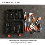 NNEDSZ 11 Pcs Garden Tools Set Gardening Shovel Rake Gardening Household Shovel Rake