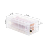 NNEDSZ 2 Tiers Double Layer 24 Grids Egg Storage Box TKitchen Refrigerator Containe