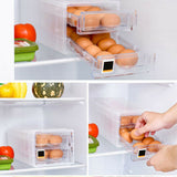 NNEDSZ 2 Tiers Double Layer 24 Grids Egg Storage Box TKitchen Refrigerator Containe