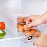 NNEDSZ 2 Tiers Double Layer 24 Grids Egg Storage Box TKitchen Refrigerator Containe
