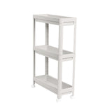 NNEDSZ Narrow Gap Storage Rack Basket Shelf Cart Holder for kitchen and laundry Room(3 Layers)