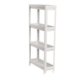 NNEDSZ Narrow Gap Storage Rack Basket Shelf Cart Holder for kitchen and laundry Room(4 Layers)