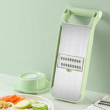 NNEDSZ Vegetable Stainless Steel Chopper Multifunctional Food Slicer with Container Crusher Food Processor Pro Onion Grater Carrot Cutter
