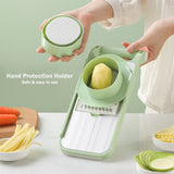 NNEDSZ Vegetable Stainless Steel Chopper Multifunctional Food Slicer with Container Crusher Food Processor Pro Onion Grater Carrot Cutter