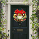 NNEDSZ Christmas Wreath Door Garland Decoration Front Door Hanging Flowers Tree Decor(J1-2)