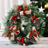 NNEDSZ Christmas Wreath Door Garland Decoration Front Door Hanging Flowers Tree Decor(H1-3)