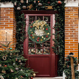 NNEDSZ Christmas Wreath Door Garland Decoration Front Door Hanging Flowers Tree Decor(H1-3)