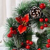 NNEDSZ Christmas Wreath Door Garland Decoration Front Door Hanging Flowers Tree Decor(H1-3)