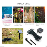 NNEDSZ Solar Fairy String Led Lights 12M-32M Outdoor Garden Christmas Party Decor(12M100Led)