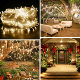NNEDSZ Solar Fairy String Led Lights 12M-32M Outdoor Garden Christmas Party Decor(32M300Led)