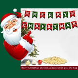 NNEDSZ 2Pack 3M Christmas Bunting Banners Garland Wall Decor Elk Snowman Party Decor(TO25+TO26)