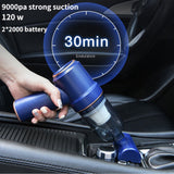 NNEDSZ Portable Vacuum Cleaner Car Air Duster Handheld Cordless Home Car Dust Blower