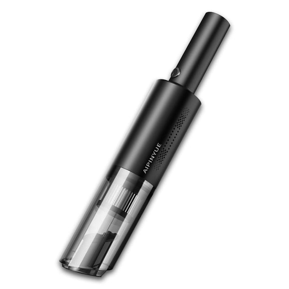 NNEDSZ Wireless Charge 6000Pa Suction Powerful Portable Car Vacuum Cleaner Home Duster(Black)