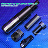 NNEDSZ Wireless Charge 6000Pa Suction Powerful Portable Car Vacuum Cleaner Home Duster(Black)