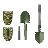 NNEDSZ Survival Spade Camping Compass Mini Folding Shovel comes with carrying pouch