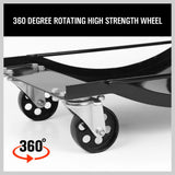 NNEDSZ 2-Piece Wheel Dolly Car Positioning Jack 450kg Vehicle Mover Transporter Trolley